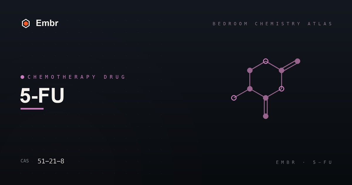 5-Fluorouracil (5-FU) — Embr Bedroom Chemistry Atlas