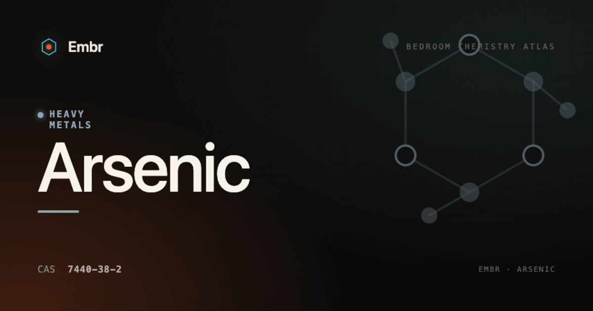 Arsenic — Embr Bedroom Chemistry Atlas