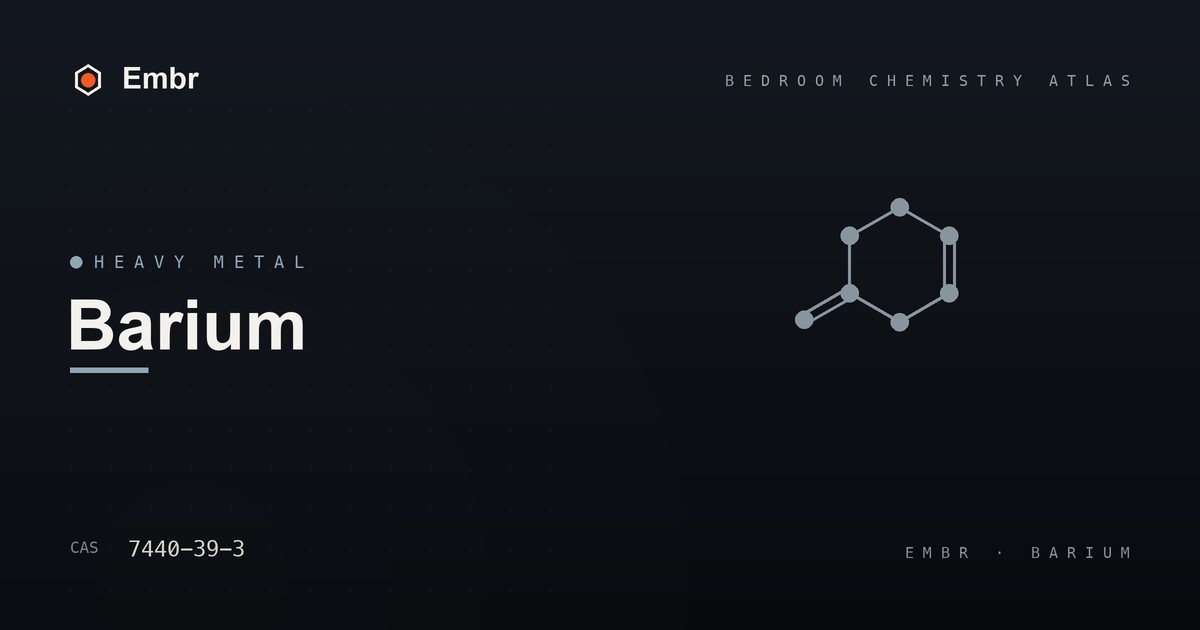 Barium — Embr Bedroom Chemistry Atlas