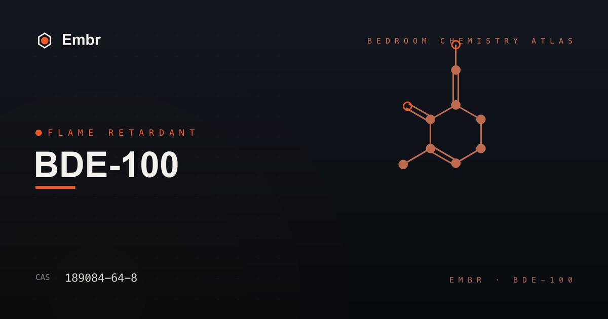 BDE-100 — Embr Bedroom Chemistry Atlas