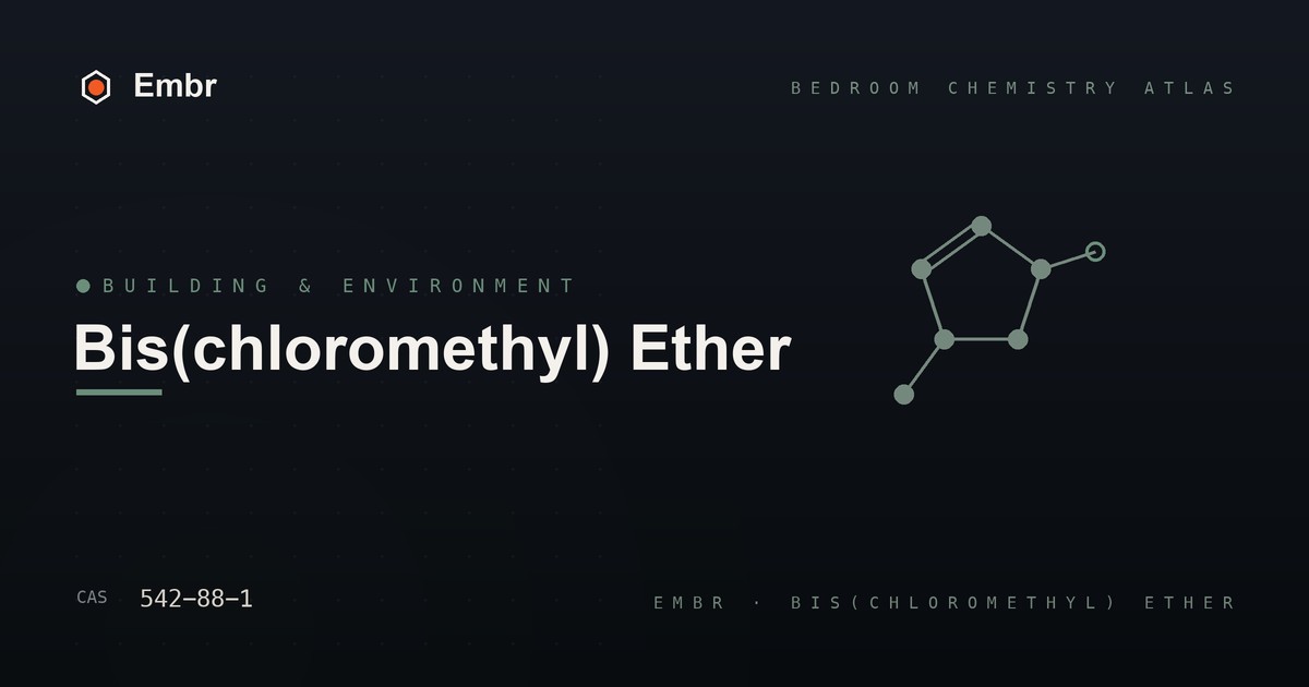 Bis(chloromethyl) ether — Embr Bedroom Chemistry Atlas