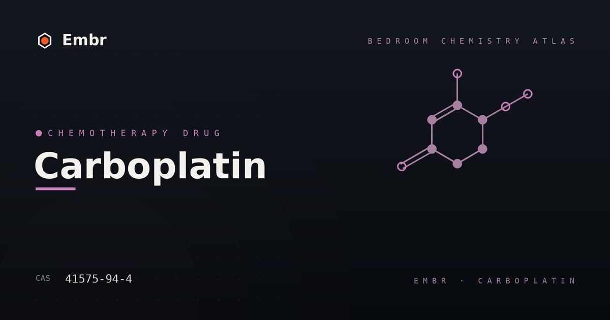 Carboplatin — Embr Bedroom Chemistry Atlas