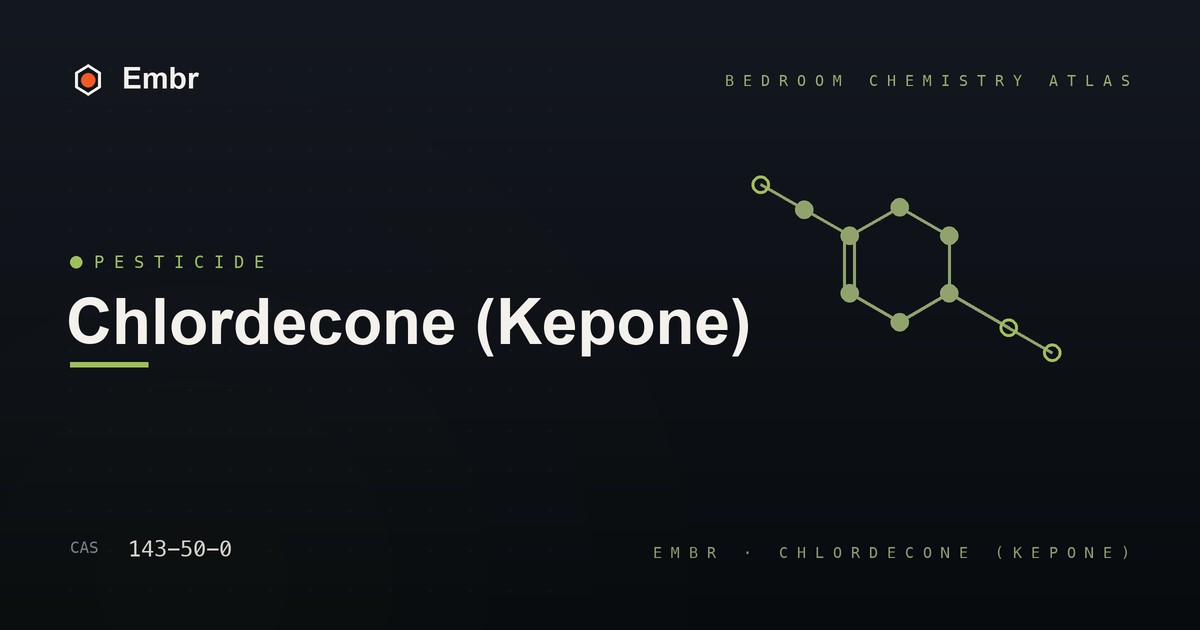 Chlordecone (Kepone) — Embr Bedroom Chemistry Atlas