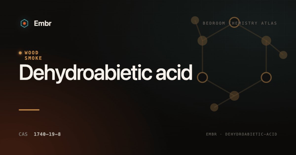 Dehydroabietic acid — Embr Bedroom Chemistry Atlas