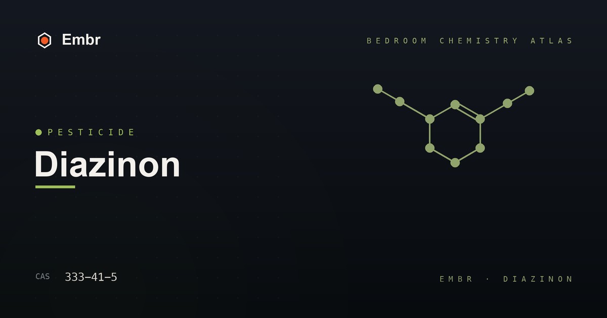 Diazinon — Embr Bedroom Chemistry Atlas