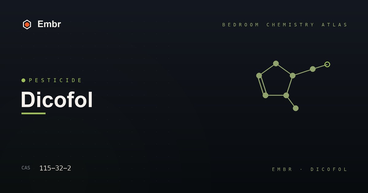 Dicofol — Embr Bedroom Chemistry Atlas