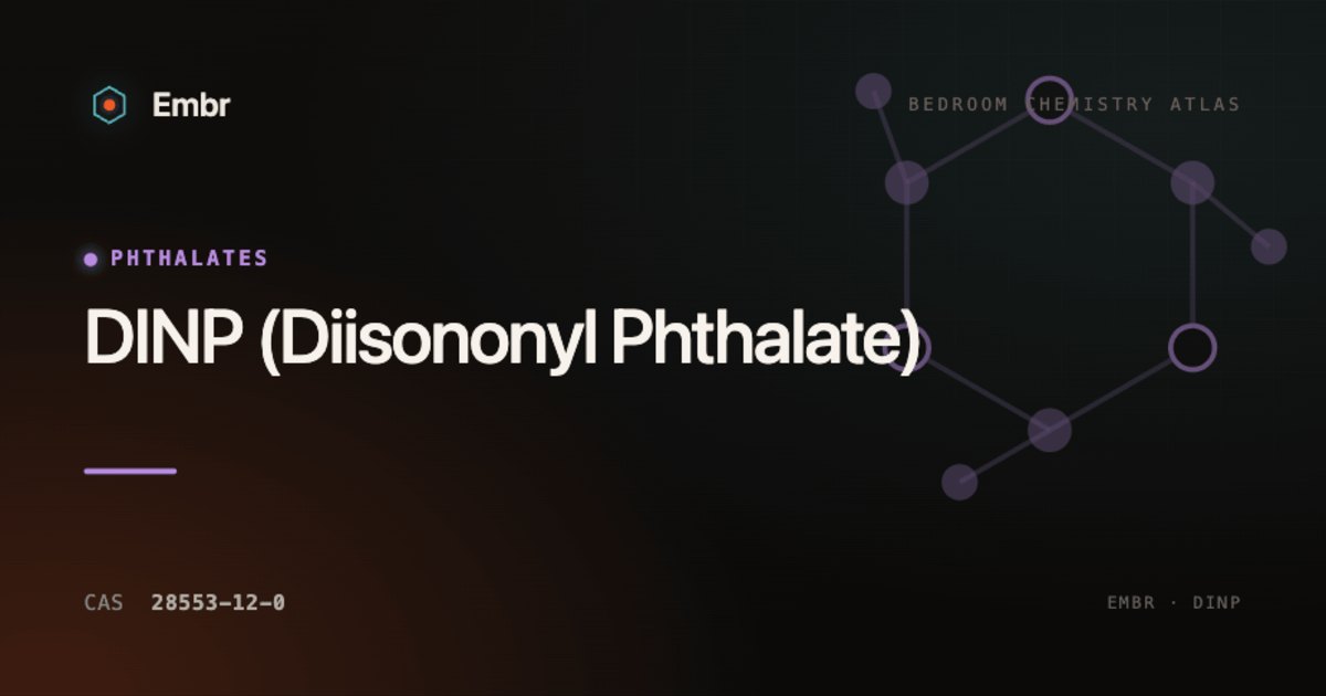 DINP (Diisononyl Phthalate) — Embr Bedroom Chemistry Atlas