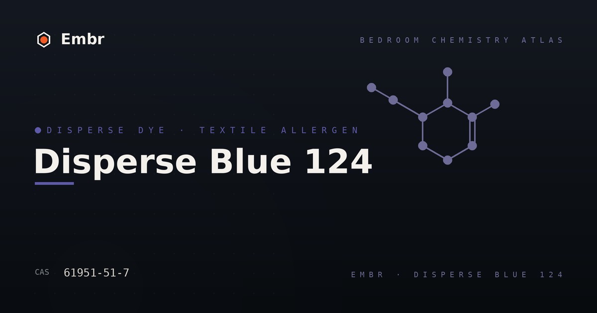 Disperse Blue 124 — Embr Bedroom Chemistry Atlas