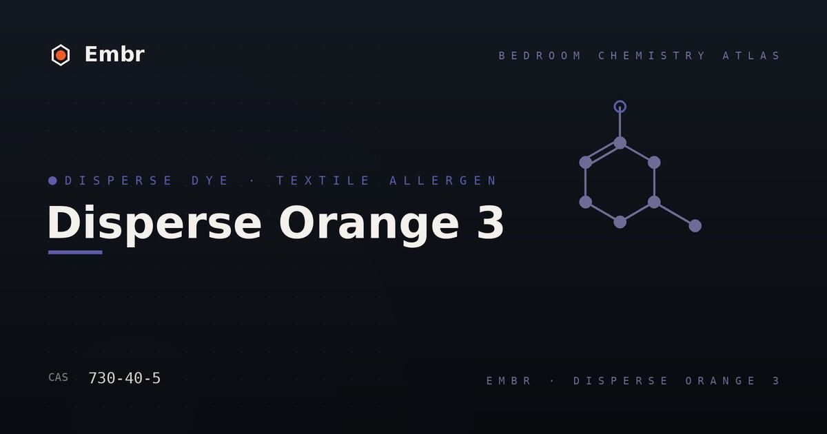 Disperse Orange 3 — Embr Bedroom Chemistry Atlas