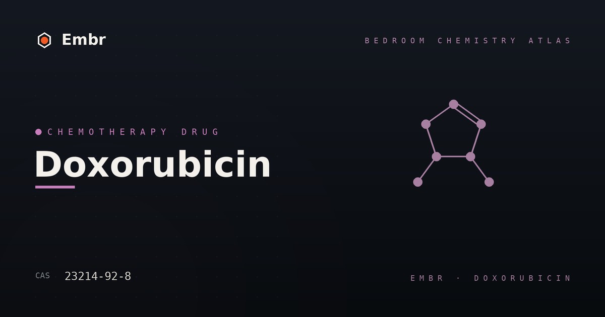 Doxorubicin — Embr Bedroom Chemistry Atlas