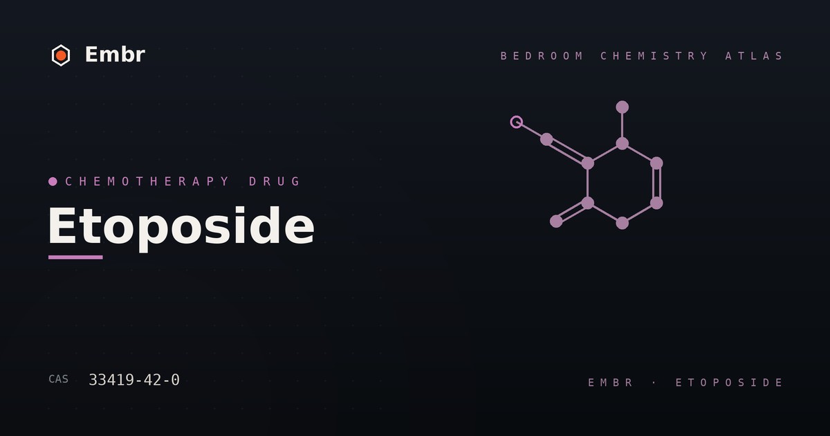Etoposide — Embr Bedroom Chemistry Atlas