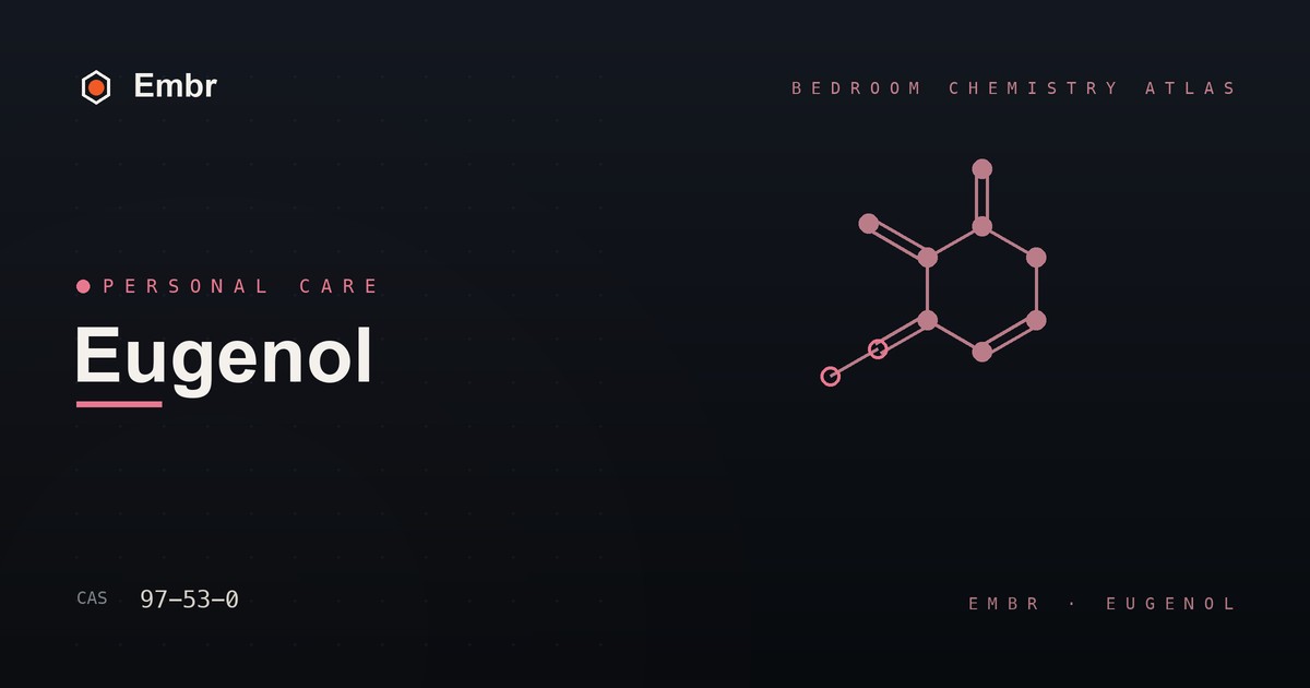 Eugenol — Embr Bedroom Chemistry Atlas
