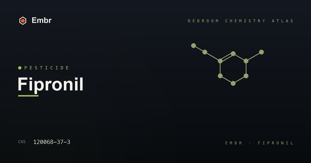 Fipronil — Embr Bedroom Chemistry Atlas
