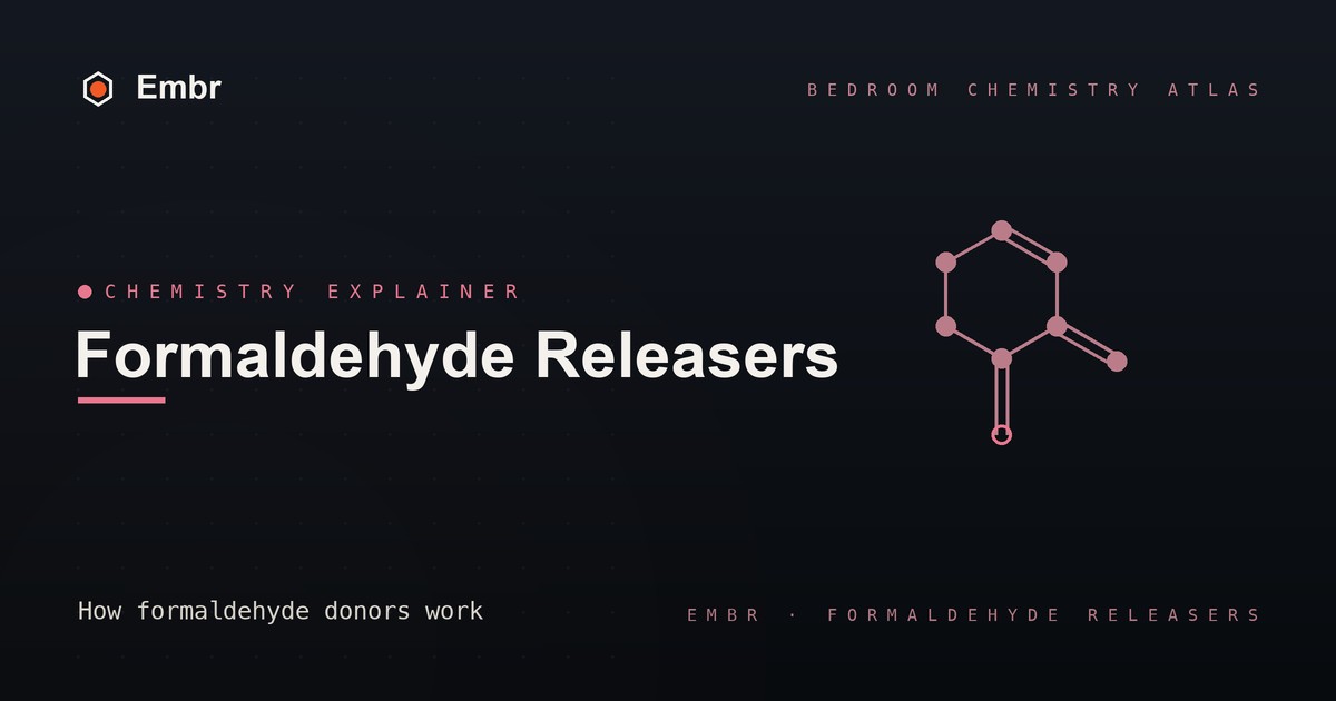 Formaldehyde-releasing preservatives — Embr Bedroom Chemistry Atlas