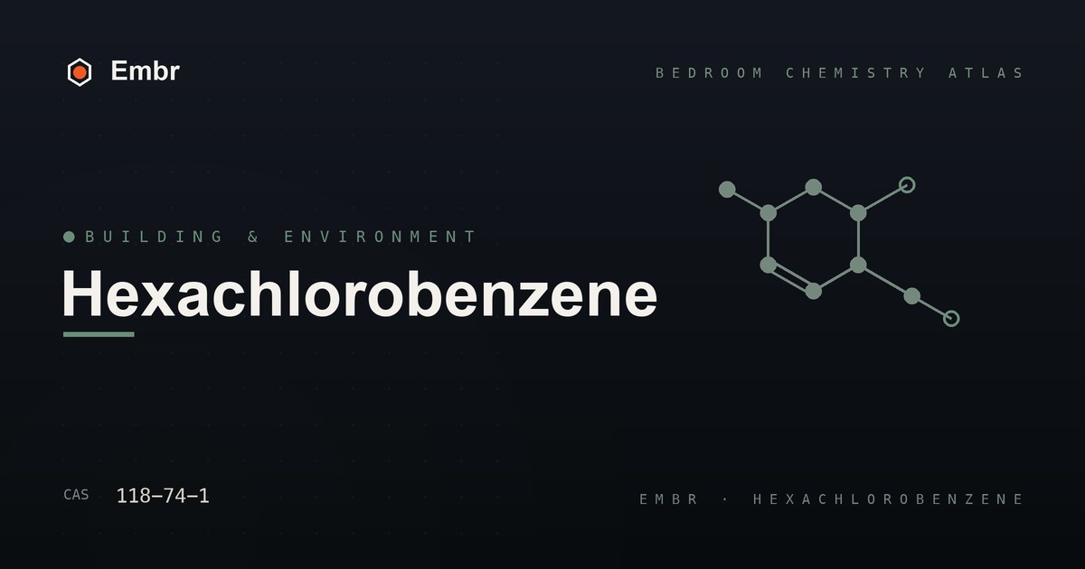 Hexachlorobenzene — Embr Bedroom Chemistry Atlas