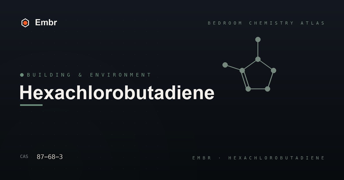 Hexachlorobutadiene — Embr Bedroom Chemistry Atlas