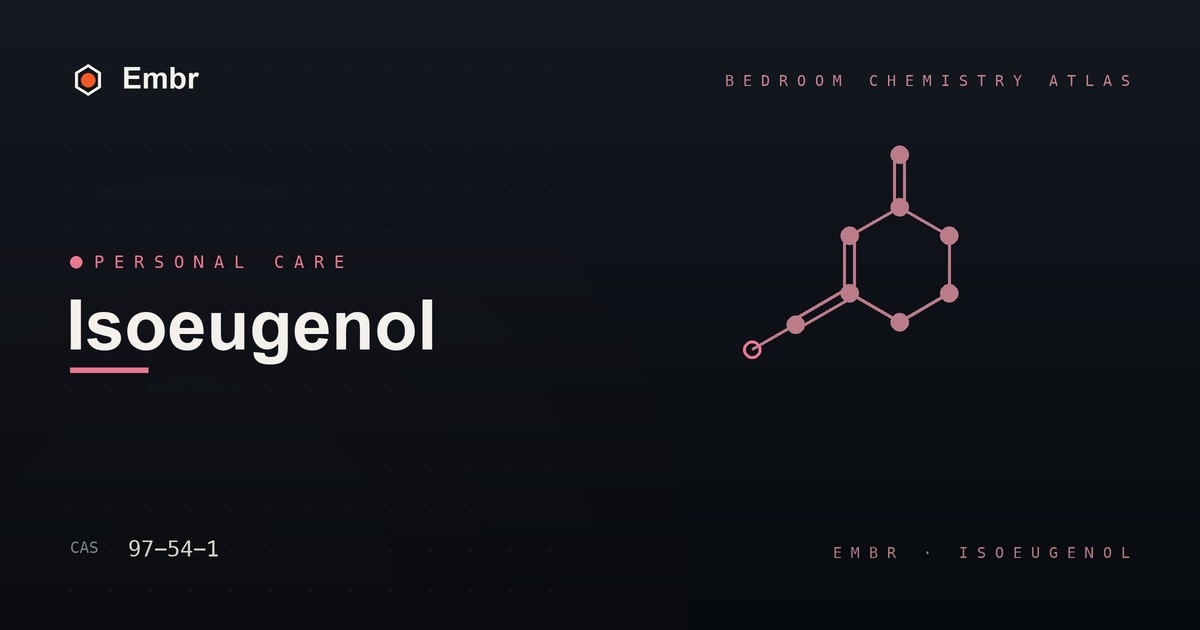 Isoeugenol — Embr Bedroom Chemistry Atlas