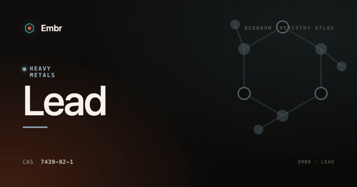 Lead — Embr Bedroom Chemistry Atlas