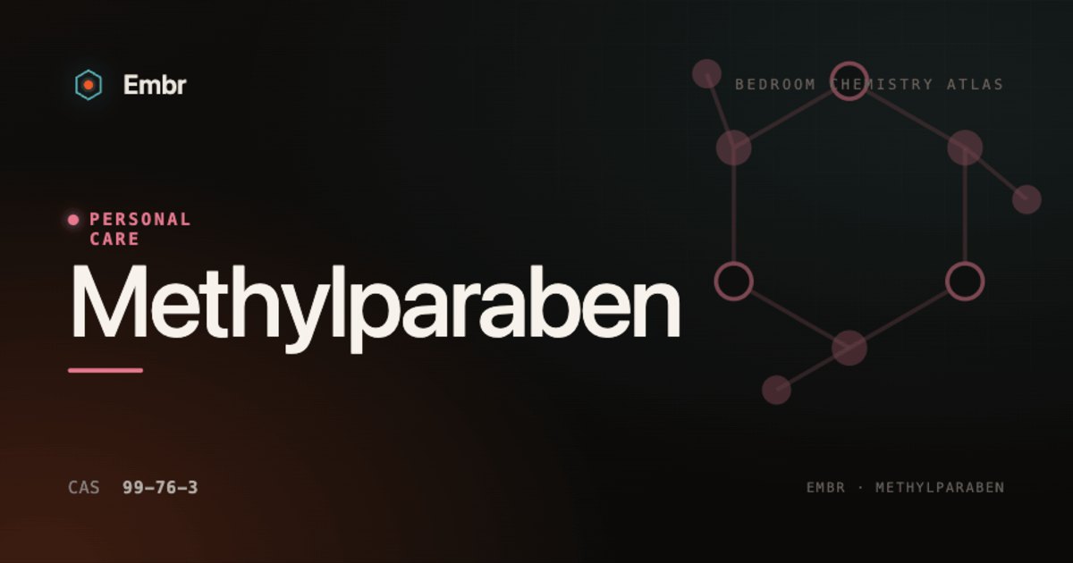 Methylparaben — Embr Bedroom Chemistry Atlas