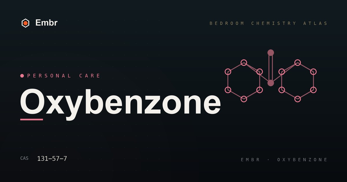 Oxybenzone — Embr Bedroom Chemistry Atlas
