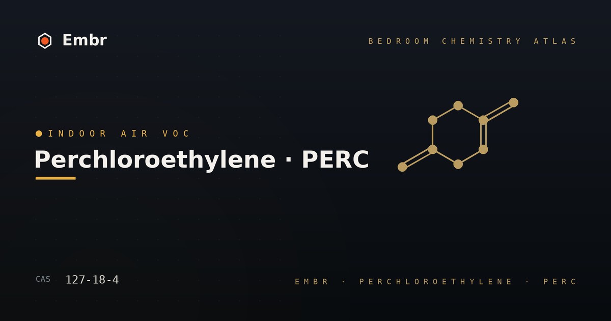 Perchloroethylene (PERC) — Embr Bedroom Chemistry Atlas