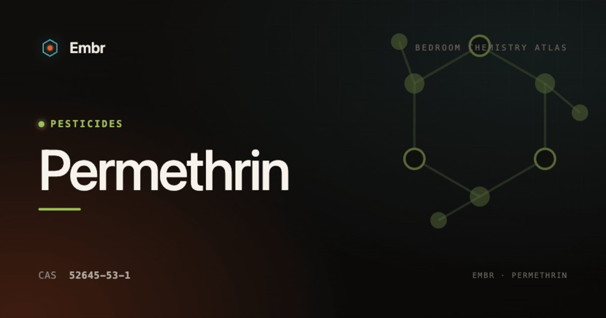 Permethrin — Embr Bedroom Chemistry Atlas