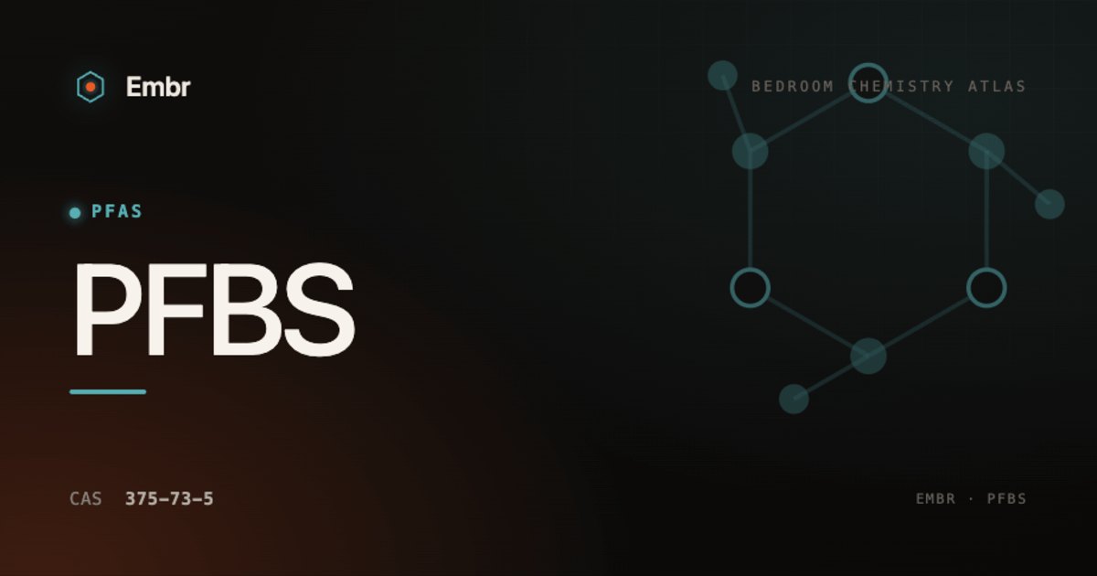PFBS — Embr Bedroom Chemistry Atlas