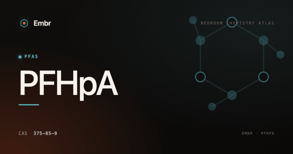 PFHpA — Embr Bedroom Chemistry Atlas