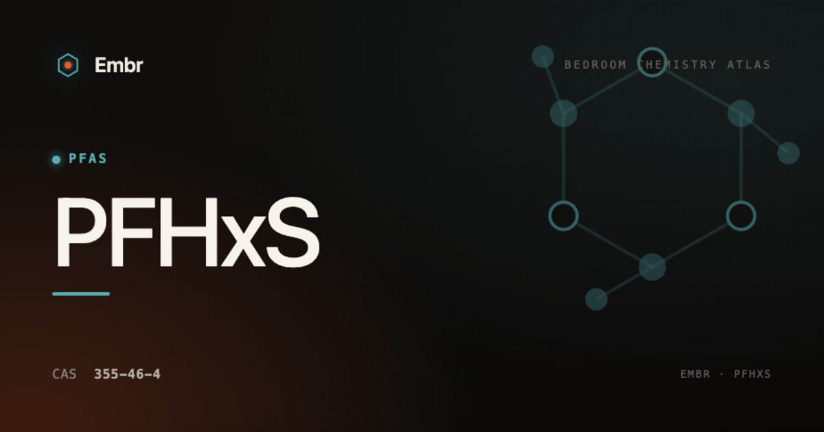 PFHxS — Embr Bedroom Chemistry Atlas