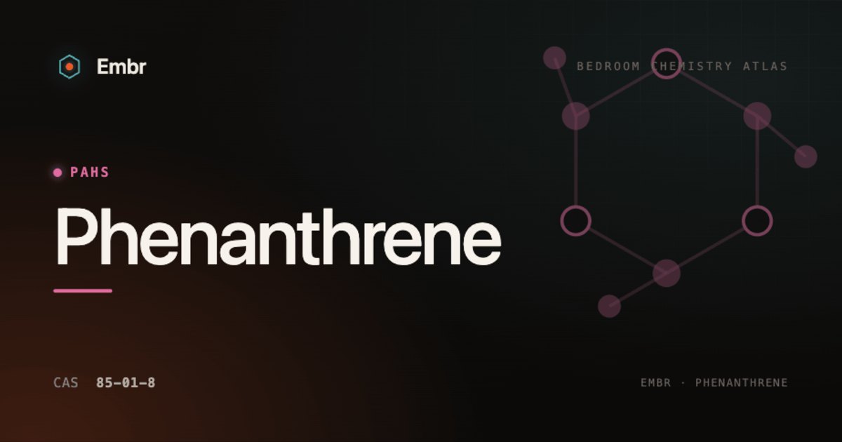 Phenanthrene — Embr Bedroom Chemistry Atlas