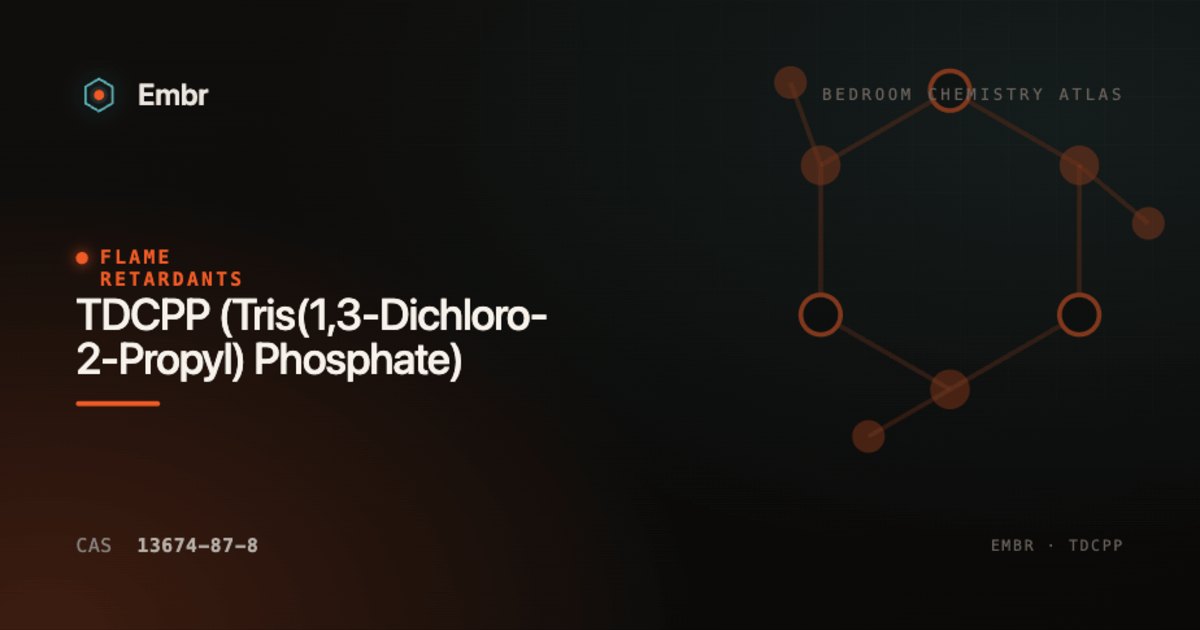 TDCPP (Tris(1,3-Dichloro-2-Propyl) Phosphate) — Embr Bedroom Chemistry Atlas